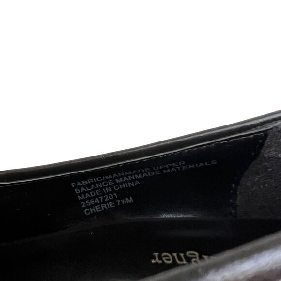 Etienne Aigner Womens‎ Pump Heel Cherie Peep Toe Horse Bit Brown Black Sz 7.5M - Picture 7 of 8